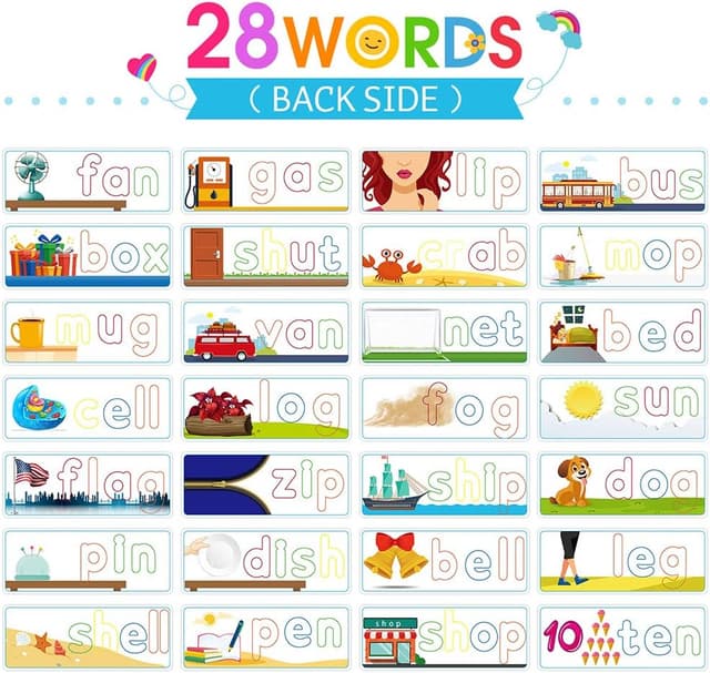 Detalle 2 de KMUYSL See & Spell CVC Word Builder for Ages 3–6