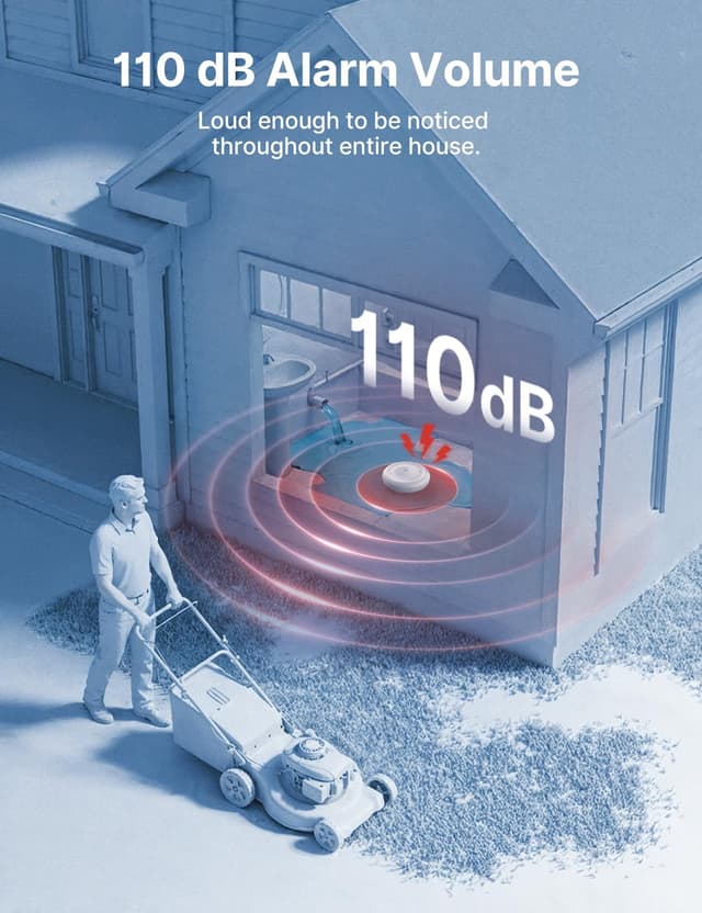 Thumbnail 3 de X-Sense Wi‑Fi Water Leak & Low Temperature Alarm (SWS0B) Smart 2-in-1 Sensor, 3-Pack