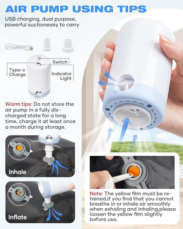 Thumbnail 4 de SZLX Vacuum Travel Backpack with Pump