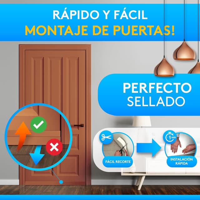 Thumbnail 4 de SilverRack Burlete Puerta 1 m Marrón