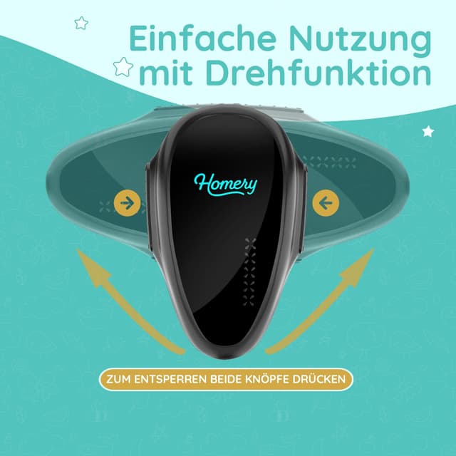 Detalle 2 de Backofen Kindersicherung (2 Stück) – hitzebeständige Herdschutz-Sicherung zum Kleben, rückstandslos entfernbar