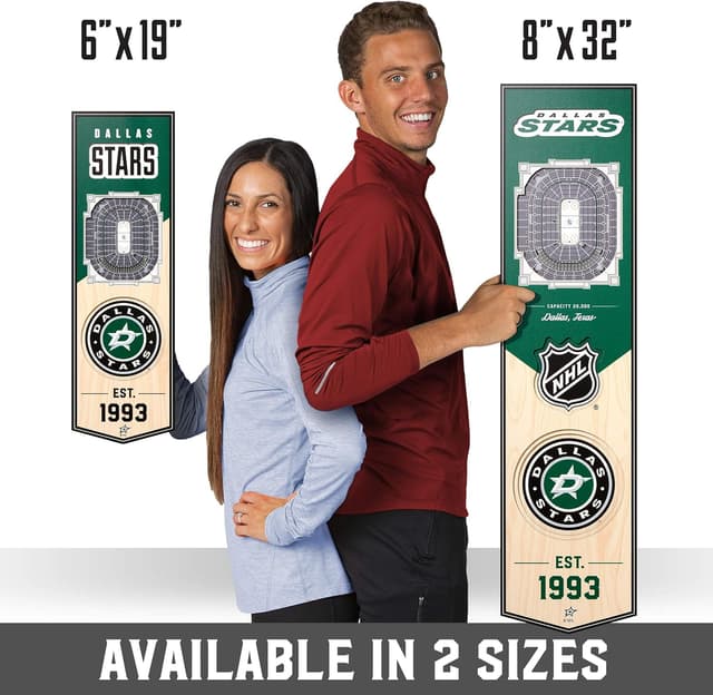 Thumbnail 6 de YouTheFan NHL 3D Stadium 6x19 Banner (Ready to Hang)