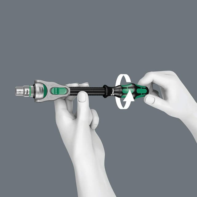 Detalle 2 de Wera Kraftform Kompakt M 1 – jeu d’outils 39 pièces avec cliquet Zyklop Speed