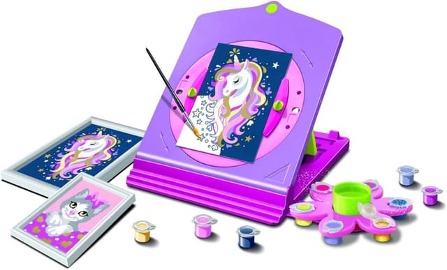 Detalle de Ravensburger CreArt Atelier Unicorno – Dipingere con i Numeri (kit pittura per bambini 7+)