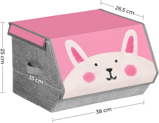 Detalle 2 de SONGMICS Aufbewahrungsboxen 3er Set