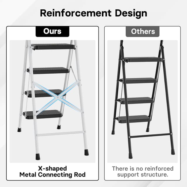 Thumbnail 4 de BONTEC 4 Step Ladder 150 kg capacity 🚪