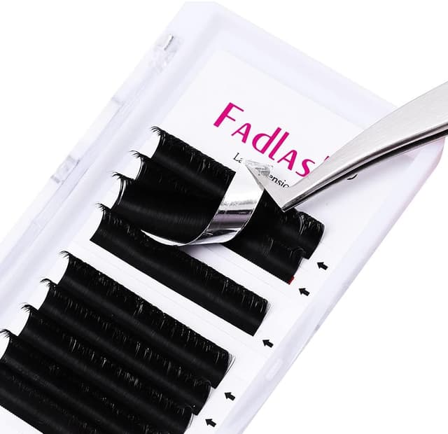 Detalle de Extensions de cils Easy Fan Lashes 0,05-C C-curl 10 mm (soie) – FADLASH pour volumes