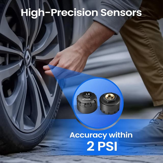 Thumbnail 5 de Tymate TM8 Wireless TPMS with 4 Sensors 0-87 PSI