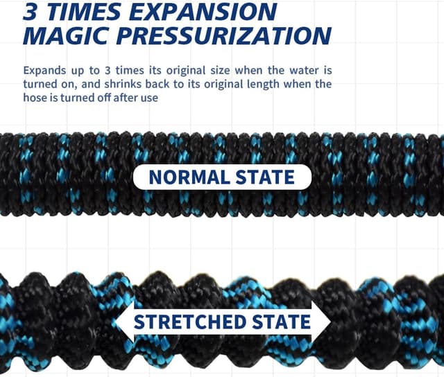 Thumbnail 6 de X-COTEC Tubo estensibile da giardino 30 m con raccordi in ottone 1/2" e 3/4" e ugello multifunzione