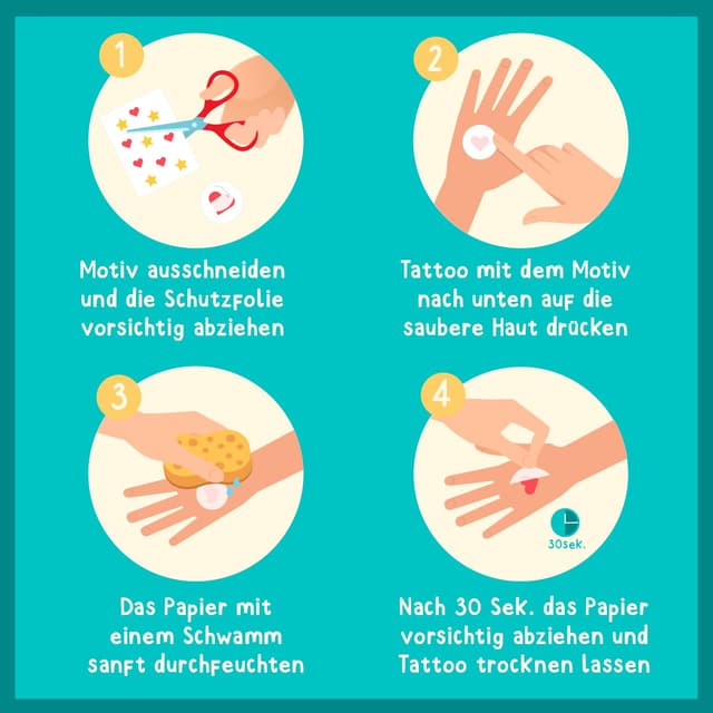 Detalle 2 de Kinder Tattoos Famifidus 120