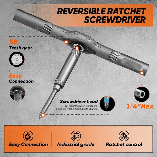 Thumbnail 2 de Saker 42 in 1 Magnetic Screwdriver Set
