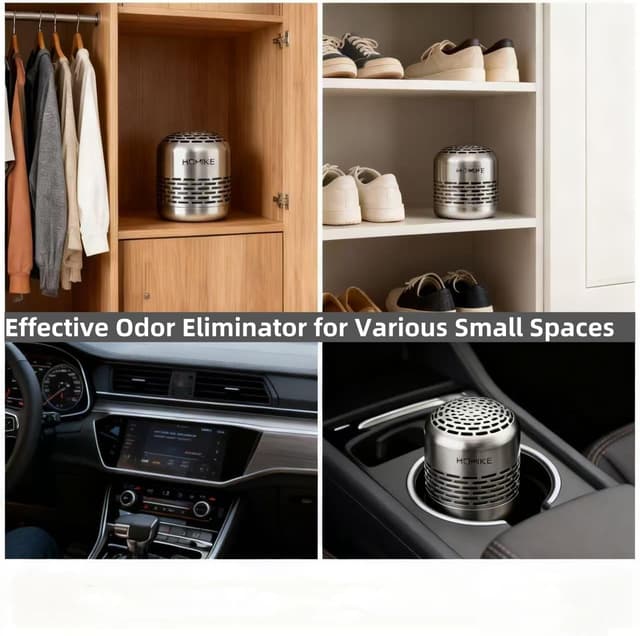 Thumbnail 3 de HOMIKE Kühlschrank-Deodorierer mit CH-CUT katalytischer Zersetzungs-Technologie (Edelstahl)