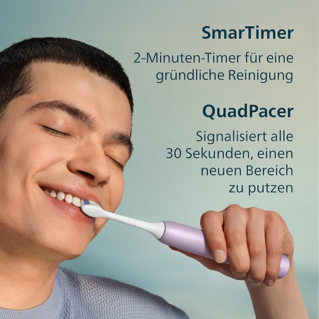 Thumbnail 6 de Philips Sonicare Series 4100 Schallzahnbürste HX4042/47 mit Drucksensor, 4 Putzeinstellungen und SmarTimer