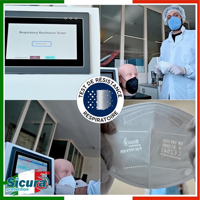 Detalle de Masques FFP3 25 pièces SICURA