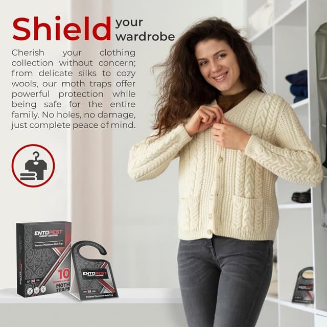 Thumbnail 3 de Entopest 10 Moth Monitoring Peds + 5 Cedar Rings