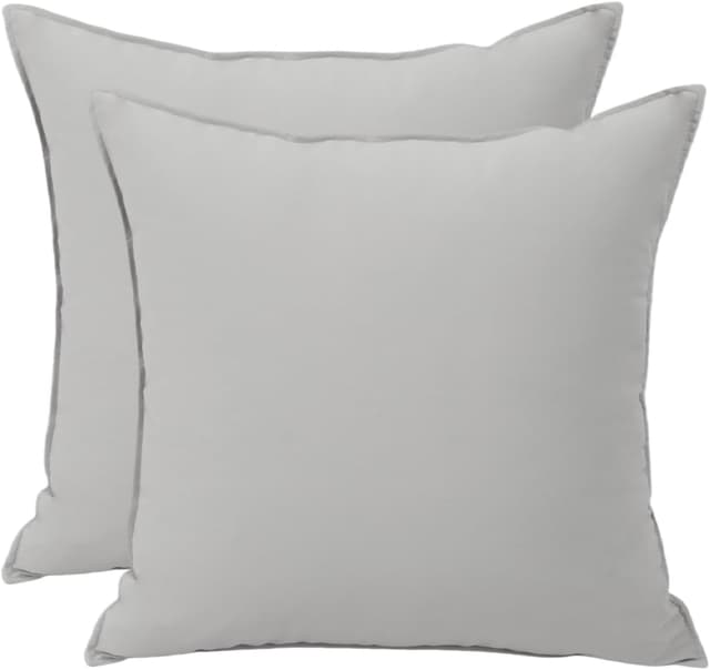 Detalle de Betadistor Velvet Cushion Covers 45cm x 45cm (2 Pack) – Square Throw Pillow Cases for Sofa & Living Room Decor