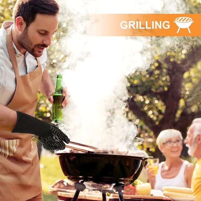 Detalle de Guanti da Forno barbecue, 800°C