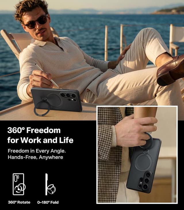 Thumbnail 4 de TORRAS Ostand Q3 Spin for Samsung S26 Ultra Case