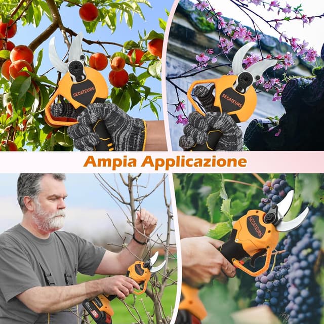 Thumbnail 6 de NUZEKY forbici potatura elettriche 40 mm