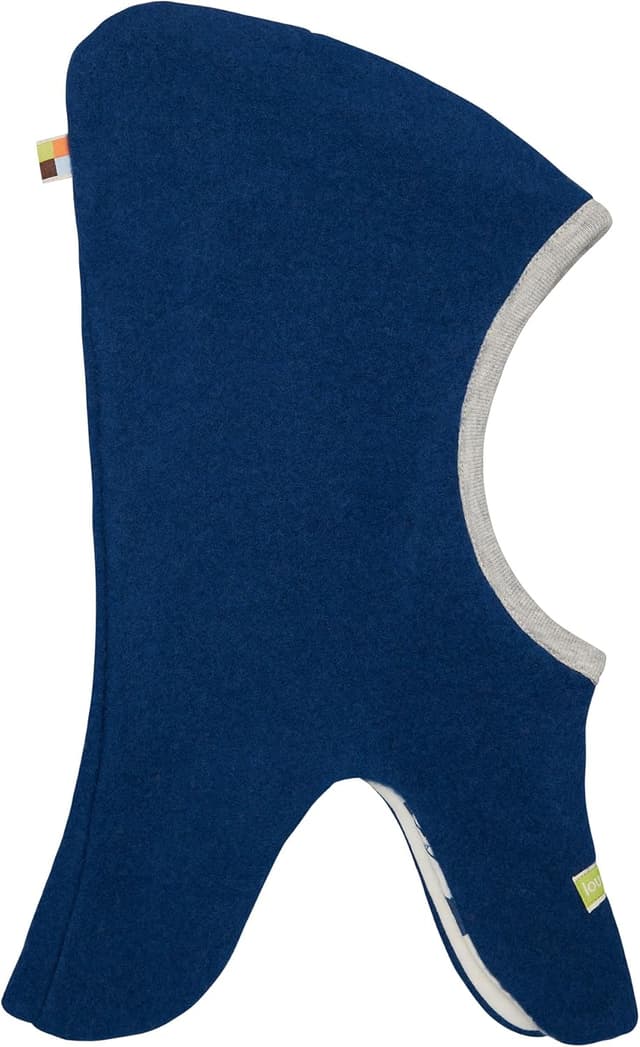 Detalle de Loud + Proud Unisex Kinder-Sturmhaube zum Schlupfen aus Wollfleece (GOTS-zertifiziert)