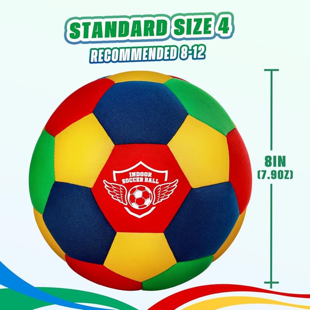 Thumbnail 4 de Indoor Soft Football Size 4 — Training Ball