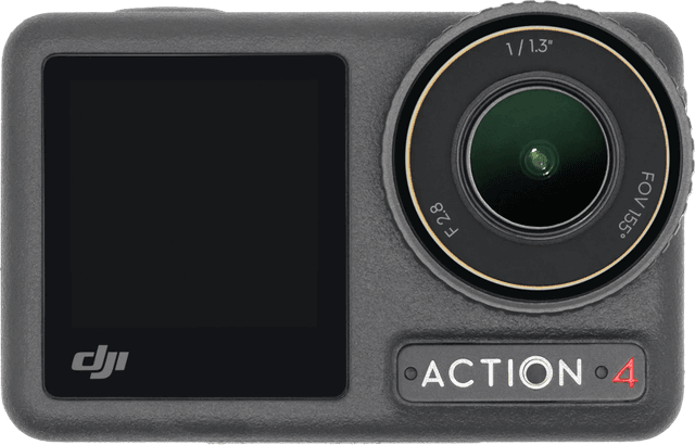Detalle de DJI Osmo Action 4 – Action-Cam mit 1/1,3-Zoll-Sensor, 4K/120 fps, 18 m wasserdicht & Stabilisierung