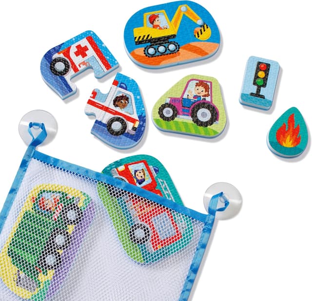 Detalle de Ravensburger Play+ Bade-Puzzle Fahrzeuge 12‑teilig