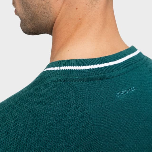 Thumbnail 3 de Siroko Carnoustie Teal chaleco golf punto algodón