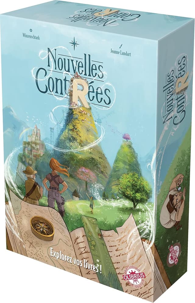 Detalle 1 de Asmodee Olibrius Nouvelles Contrées — jeu coopératif de narration dans vos livres