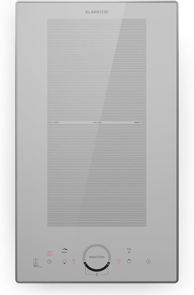 Detalle de Klarstein Placa Vitrocerámica de Inducción, 2 Fogones ⚡