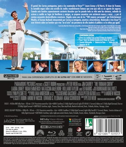Thumbnail 1 de El Show de Truman 30 Aniversario 4K UHD + Blu-ray 📀