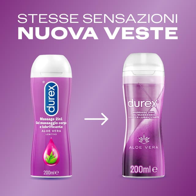 Thumbnail 1 de Durex Massage 2 in 1 Aloe Vera 200 ml