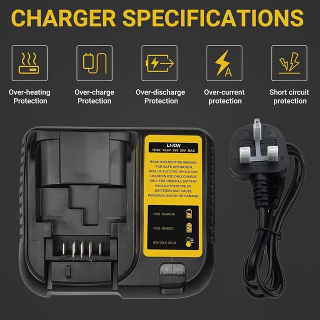 Thumbnail 4 de TOPBATT 5000mAh Dewalt Battery Pack