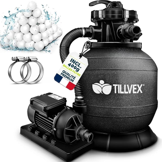 Detalle de tillvex Système de Filtre à Sable 7900 L/h