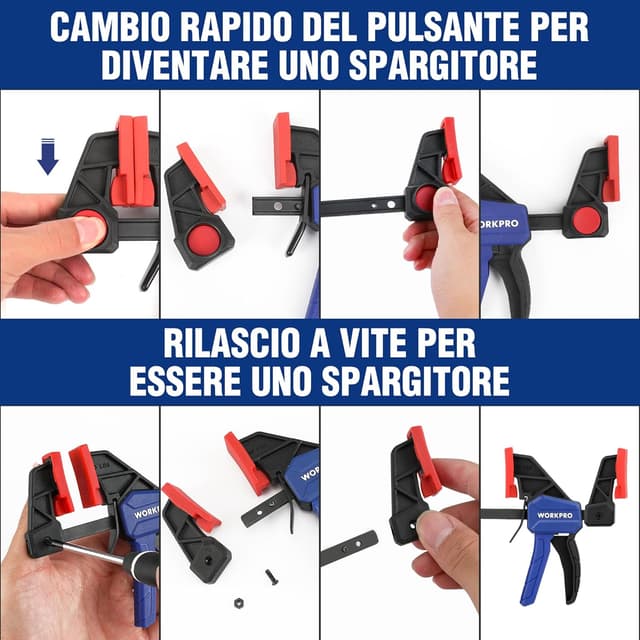 Thumbnail 3 de WORKPRO Mini Morsetti 120/150 mm 🛠