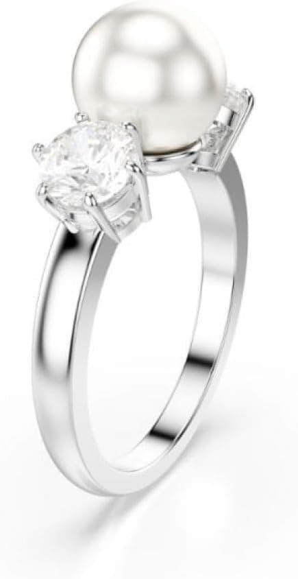 Imagen de Swarovski Matrix anillo cóctel perla blanca en OfertitasTOP