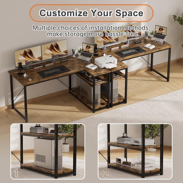 Detalle de JUMMICO scrivania angolare 140x80