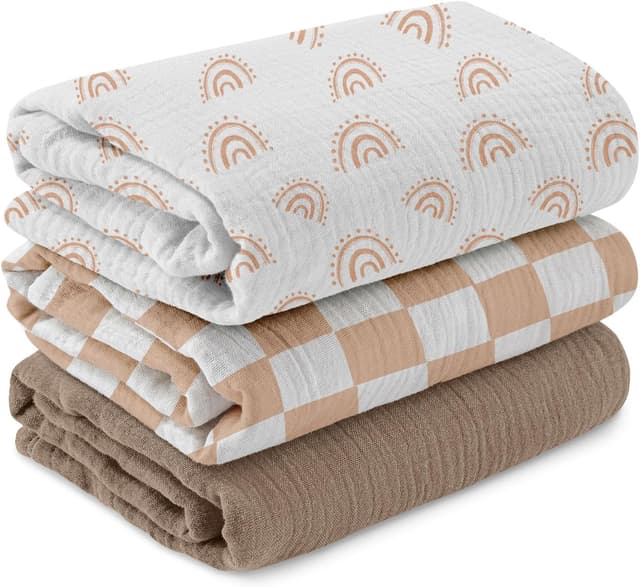 Detalle de Soarwg Kids Muslin Swaddle Blanket 95x100cm