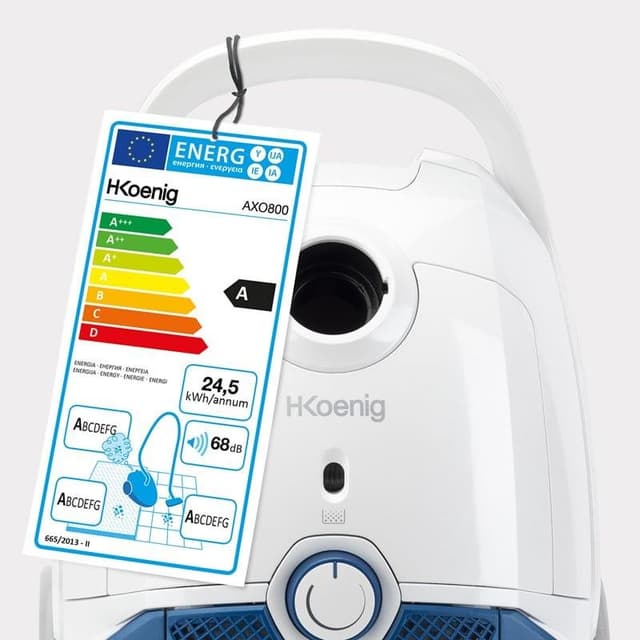 Detalle de HKoenig AXO800 Aspiradora con Bolsa 700W