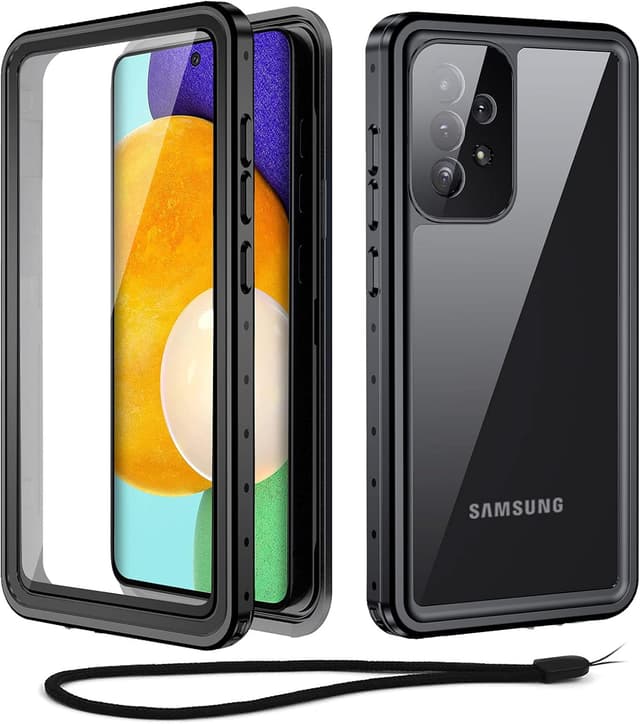 Detalle de Beeasy Waterproof IP68 Shockproof Case for Samsung A52s 5G (with built-in screen protector)