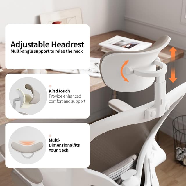 Thumbnail 5 de Monhey Ergonomischer Bürostuhl mit Netz 120 kg