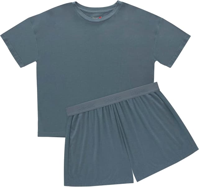 Detalle de Hanes Pajamas Set T-Shirt & 8.2 cm Shorts