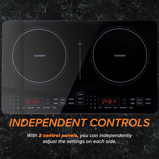 Detalle 2 de Nuwave Double Induction Cooktop 1800W