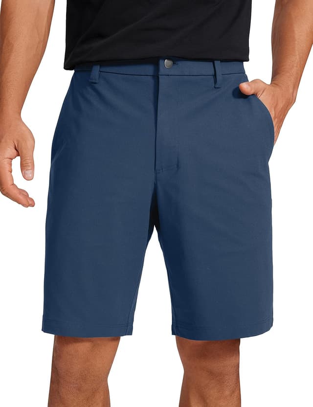 Detalle de Short de golf homme CRZ YOGA extensible, entrejambe 22,9 cm, respirant et infroissable