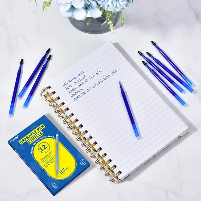 Thumbnail 4 de Donluhu 0,7 mm radierbare Ersatzminen 400m Blau