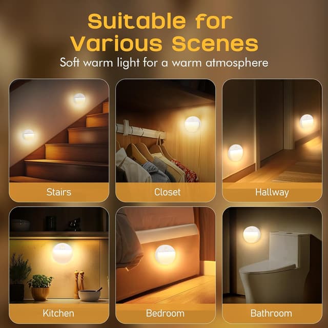 Thumbnail 3 de Guankai 3 Pack Motion Sensor Stair Light 3-16ft