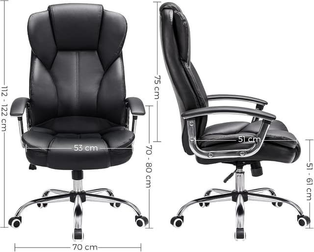 Thumbnail 2 de SONGMICS Silla de Oficina Ejecutiva con Reposabrazos