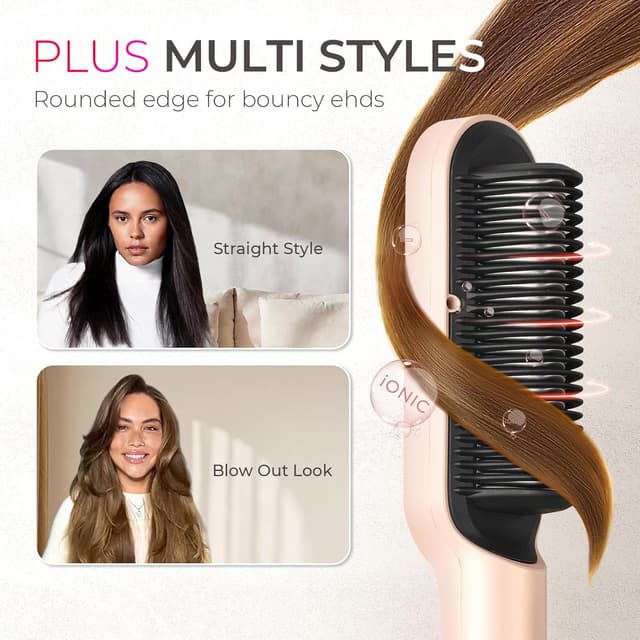 Thumbnail 4 de TYMO Hair Straightener Comb Plus 9-temp hair brush