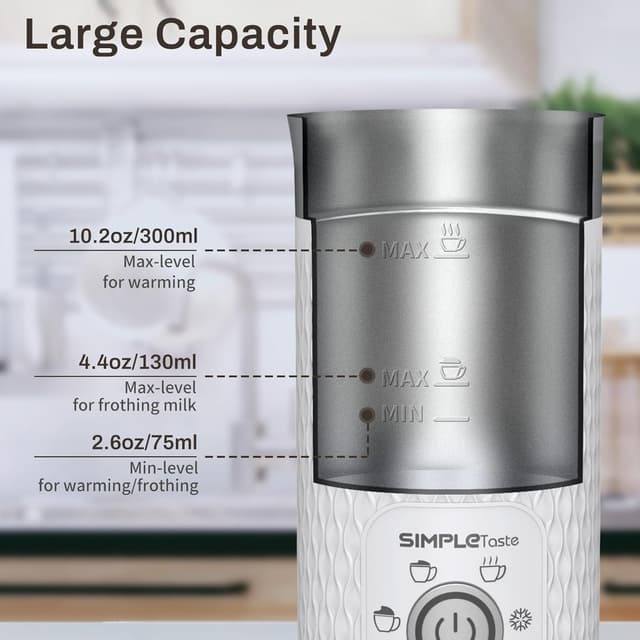 Thumbnail 2 de SIMPLETASTE Espumador 4 en 1 espumador de leche