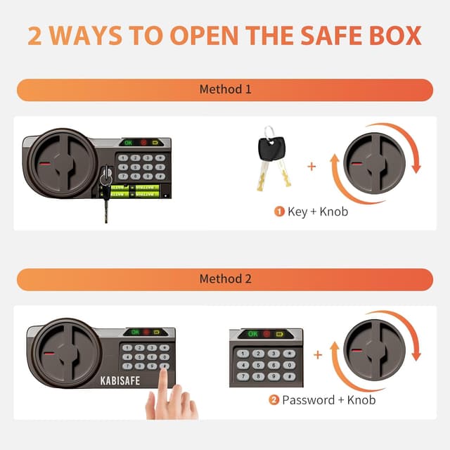 Thumbnail 2 de KABISAFE Safe Tresor für Zuhause
